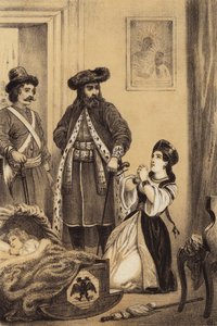 Vakter som venter på at spedbarnet tsar Ivan VI fra Russland skal våkne av European School