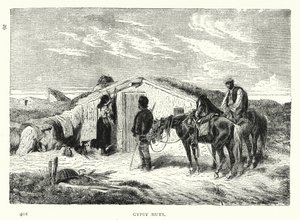 Gypsy Huts (gravering) av European School