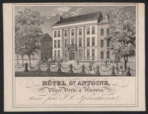Hotel St Antoine, Anvers, Antwerpen, J C Spaenhoven av European School