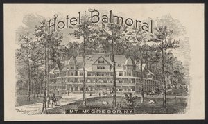 Hotel Trade Card (gravering) av European School