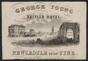 Hotel Trade Card (gravering) av European School