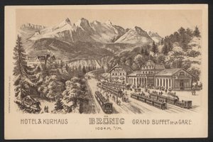 Hotel Trade Card (gravering) av European School