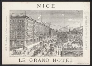 Hotel Trade Card (gravering) av European School