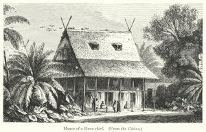 House of a Hova-høvding (gravering) av European School