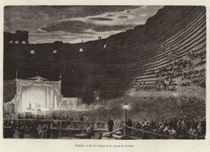 Italia - I ruinene av Arena of Verona av European School