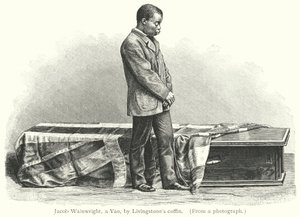 Jacob Wainwright, en Yao, av Livingstones kiste (gravering) av European School