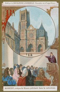 Jacques-Benigne Bossuet, biskop av Meaux, forkynner i katedralen