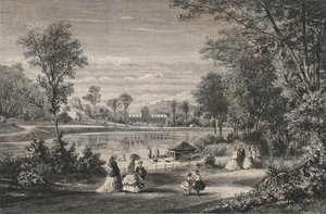 Jardin D'Acclimatation, Bois De Boulogne (gravering) av European School