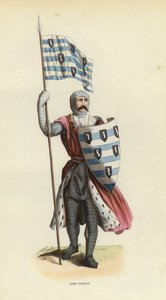 John Sitsylt (farget gravering) av European School