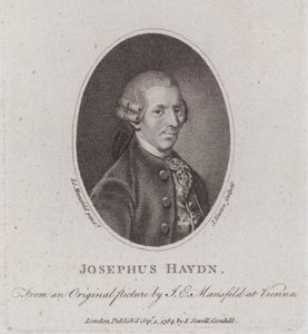 Joseph Haydn , østerriksk komponist (gravering) av European School
