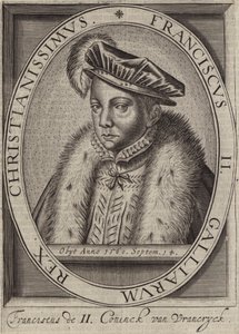 Kong Frans II av Frankrike (gravering) av European School