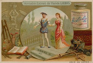 Kong Henri II og Diane de Poitiers av European School