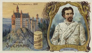 Kong Ludwig II av Bayern, og slottet Neuschwanstein av European School