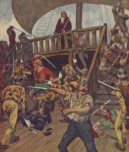 Klaus Störtebeker (farge litho) av European School
