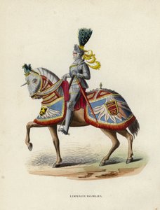 Keiser Maximilian (farget gravering) av European School