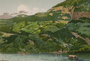 Vierwaldstättersee: Vitznau (farge litho) av European School