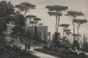 Le Monte-Pincio A Roma (gravering)
