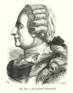 Le general Gribeauval (gravering) av European School