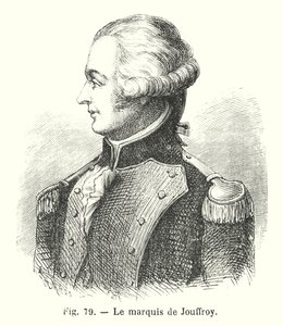 The Marquis de Jouffroy (gravering) av European School