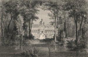 Tuileriene under Henri IV (gravering) av European School