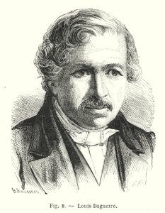 Louis Daguerre (gravering) av European School