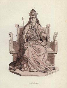 Louis den bayerske (farget gravering) av European School