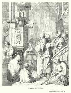 Luther forkynnelse, Wittemberg, 18. juli av European School