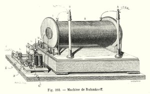 Machine de Ruhmkorff (gravering) av European School