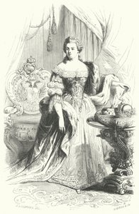 Maria Theresa av Østerrike, den hellige romerske keiserinne (gravering) av European School