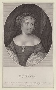 Mary Davis , engelsk skuespillerinne (gravering) av European School