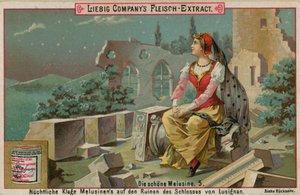 Melusine blant ruinene av European School