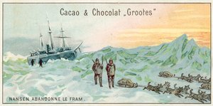 Nansen abandons the Fram (chromolitho) av European School