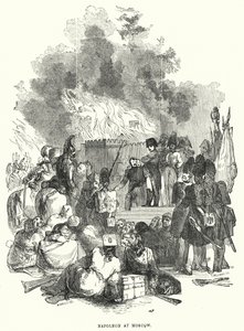 Napoleon i Moskva (gravering) av European School