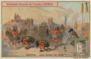 Indiansk bisondans i Missouri av European School