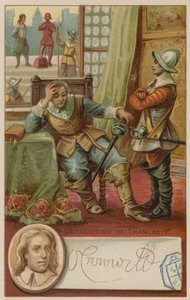 Oliver Cromwell og henrettelsen av Charles I, 1649 av European School