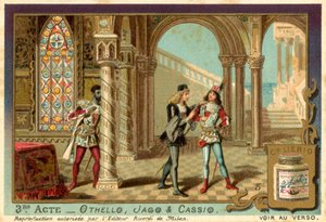 Othello overhører Iago og Cassio av European School