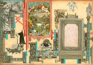 Side fra Sammelsurium bind I (trykt materiale) av European School
