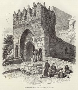 Palestina, Inngangen til citadellet, i Jerusalem av European School