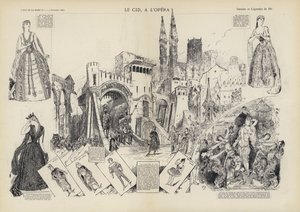 Fremføring av Jules Massenets opera Le Cid på Paris Opera av European School