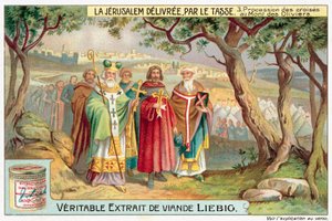 Korsprosesjon på Oljeberget (chromolitho) av European School