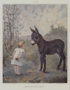 Hvilken hånd velger du? (Hvilken hånd velger du?) (farge litho) av European School