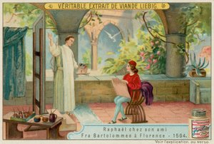 Raphael med sin venn Fra Bartolommeo av European School