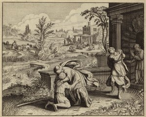 Return of the Prodigal Son (gravering) av European School