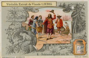 Robinson Crusoe forlater øya av European School