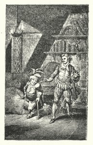 Scene fra Der krumme Teufel (The Limping Devil), den første operaen av Joseph Haydn (gravering) av European School