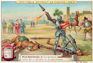Scene fra Don Quixote (chromolitho) av European School