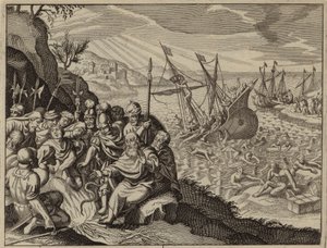 St Paul på Malta etter hans forlis (gravering) av European School
