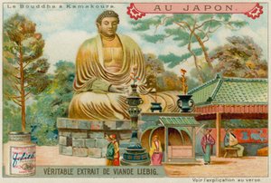 Statue av Buddha i Kamakura av European School