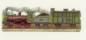 Damptog (chromolitho) av European School