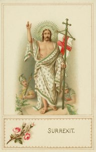 Surrexit (Kristus er oppstått) (kromolitografi) av European School